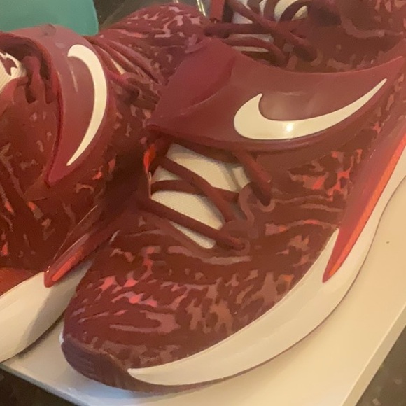 Nike KD 14 TB 'Team BURGUNDY DM5040-601 Basketball Kevin Durant size 12 - Picture 2 of 8